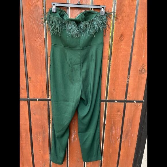 New SAYLOR Lelaina Jumpsuit in Evergreen size large - Picture 9 of 9